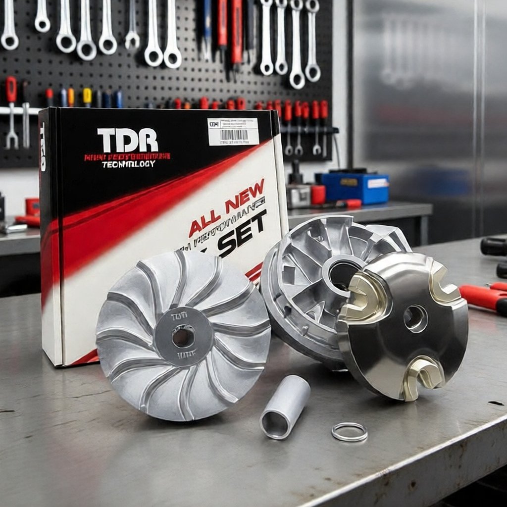 TDR All New CVT Pulley Set + Drive Face V.24 Yamaha Filano / Mio M3/Mio 125/Pulley Set Mio M3 Filano