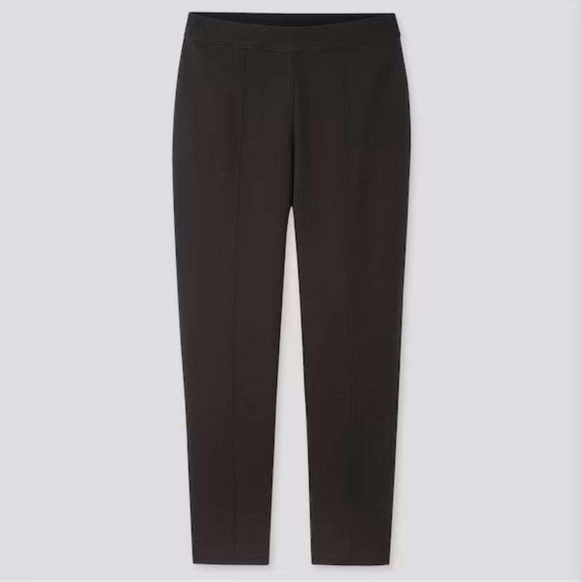 UNI - ponte slim pants celana panjang hitam