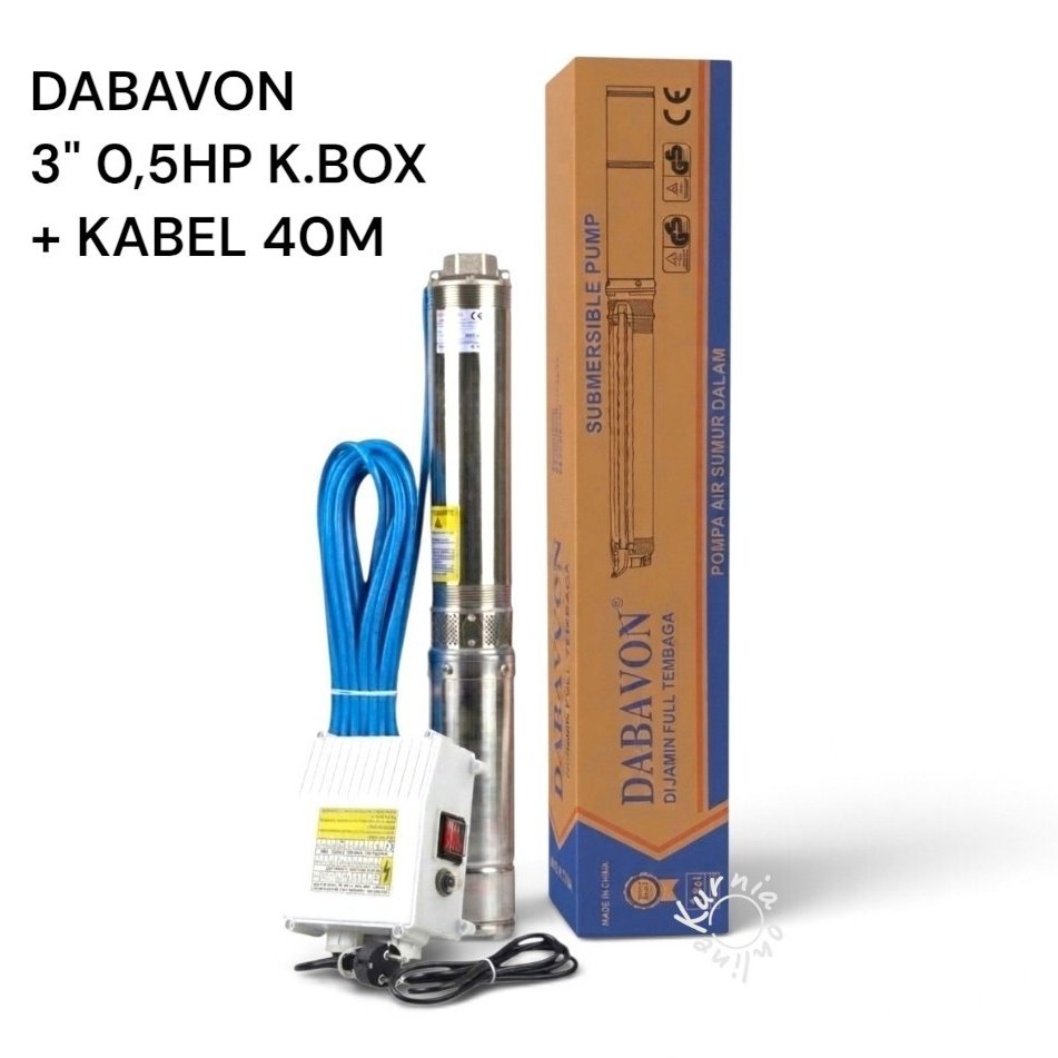 Pompa satelit submersible pump NATIONAL DAVABON 2 INCH 3 INCH 0.5HP 0,75HP