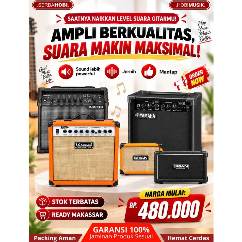 AMPLI GITAR ELEKTRIK / AMPLI GITAR AKUSTIK MURAH TERJANGKAU