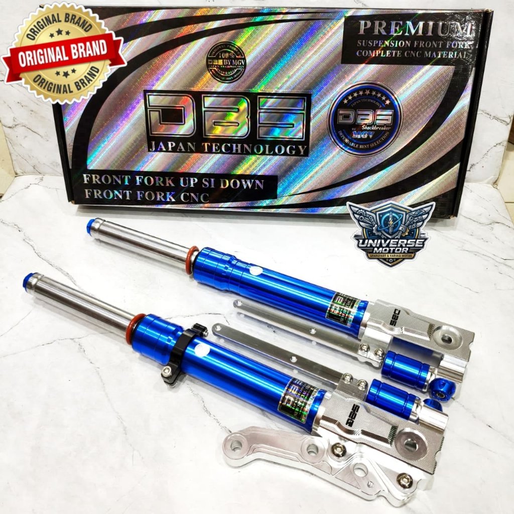 SHOCK DEPAN DBS 710  EDITION PREMIUM AEROX 155 OLD / NEW CNC SERIES ORIGINAL DBS BY MGV