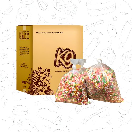 Mesis Warna Warni K9 Meses Warna (Repack) - 250/500/1.000 gr