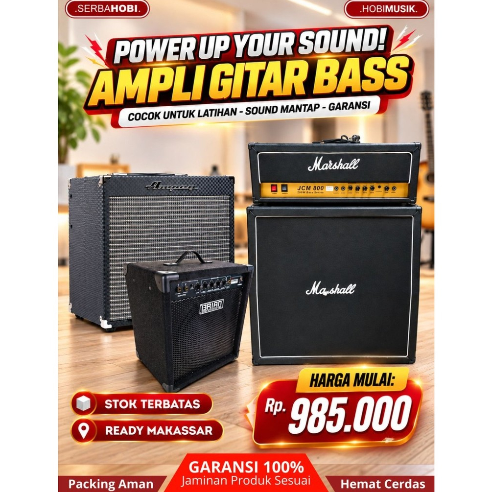 AMPLI GITAR BASS / AMPLI BASS BRIAN / AMPLI BASS YAMAHA