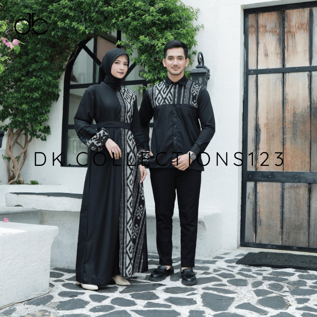 Set couple amira dress tenun troso, baju kondangan, set couple busana wanita tenun, set couple ethni