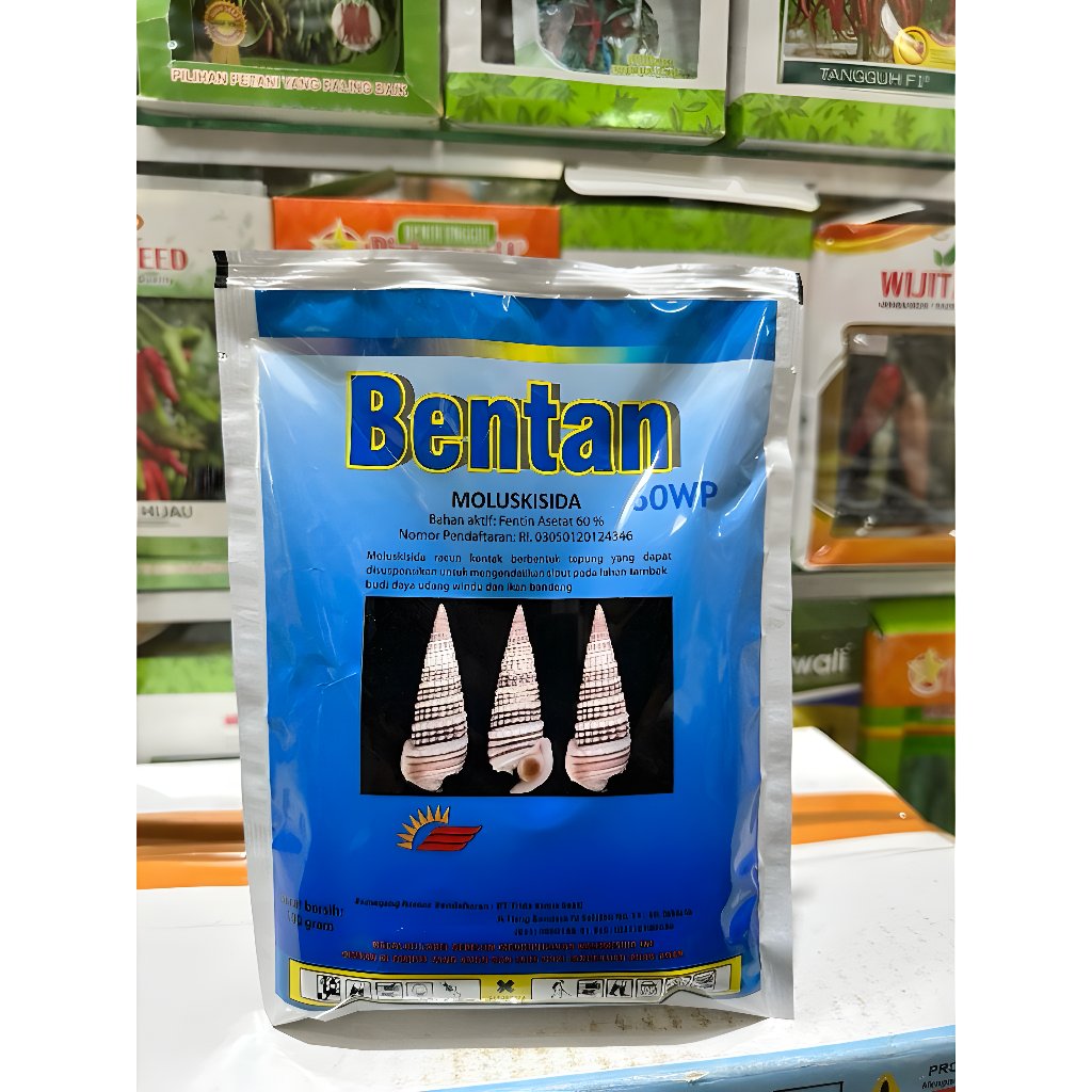 RACUN KEONG BENTAN 60WP 100gram - Moluskisida Bentan 100gram