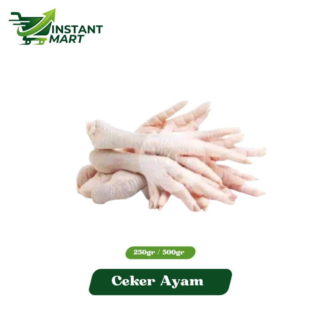 Ceker Ayam Mentah 250 500 Gram - Segar, Berkualitas