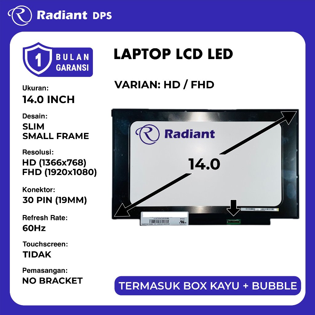 LCD LED Asus Expertbook L1400 L1401 L1400CDA