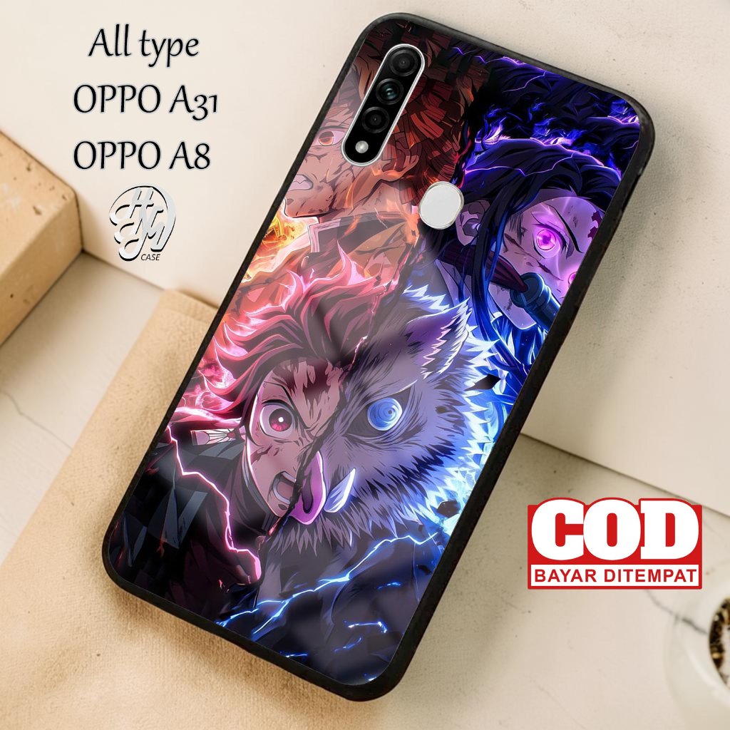 Casing Hp Untuk Oppo A31 / Oppo A8 Terbaru - Fashion Anime Kimitsu Case Murah Softcase Hardcase Glos