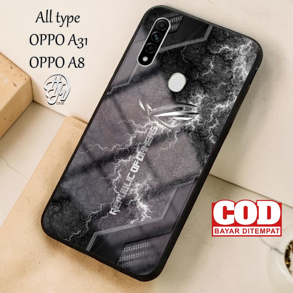 Casing Hp Untuk Oppo A31 / Oppo A8 Terbaru - Fashion EsportRog Case Murah Softcase Hardcase Glossy P