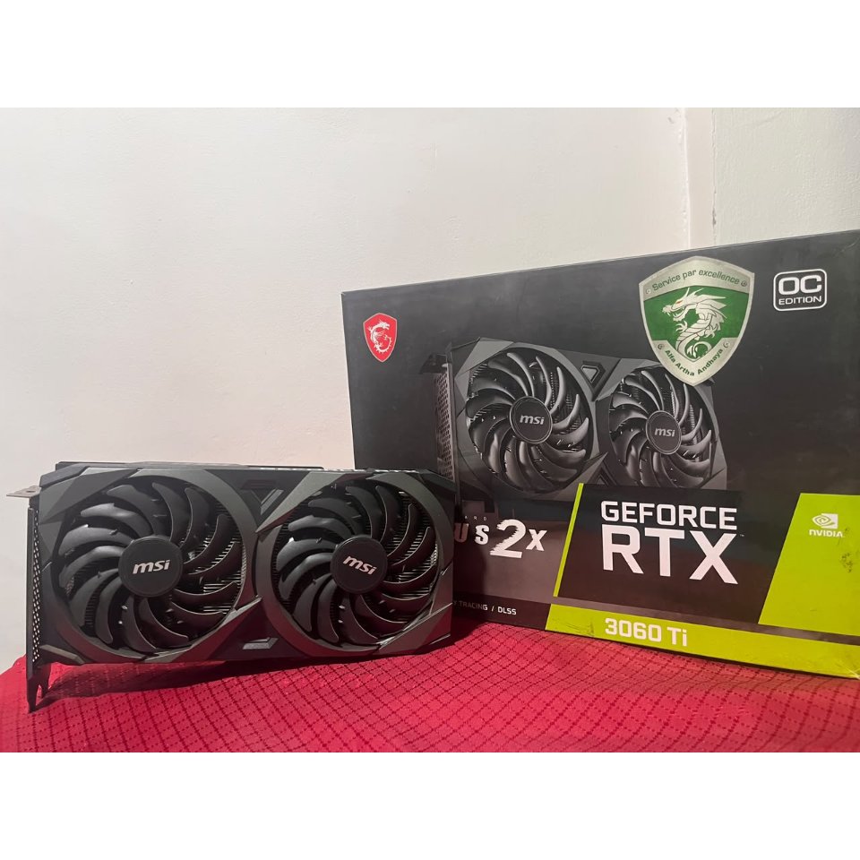 VGA NVIDIA MSI VGA RTX 3060 Ti / RTX3060TI VENTUS 2X 8G | SECOND