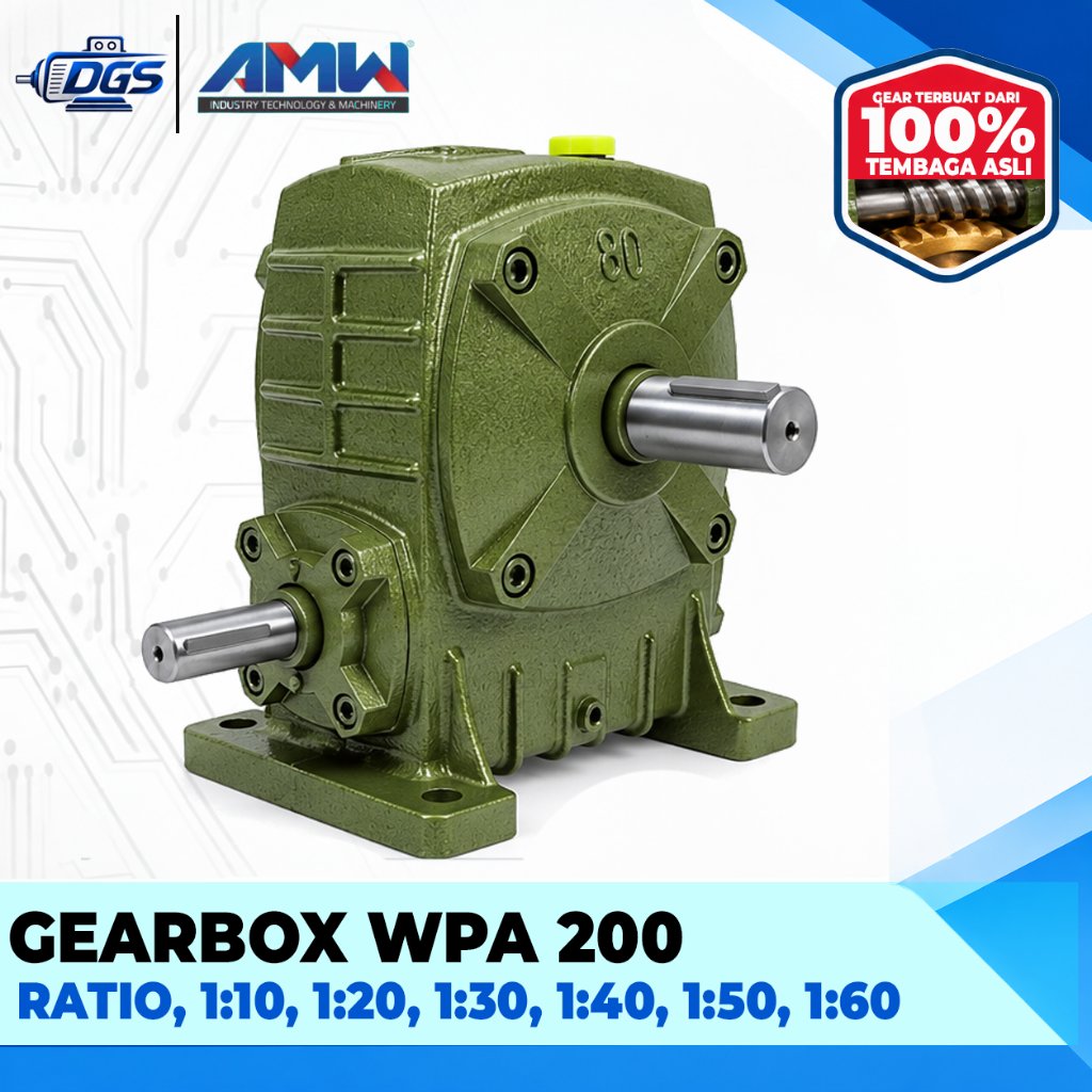 AMW WPA 200 Worm Gearbox Speed Reducer
