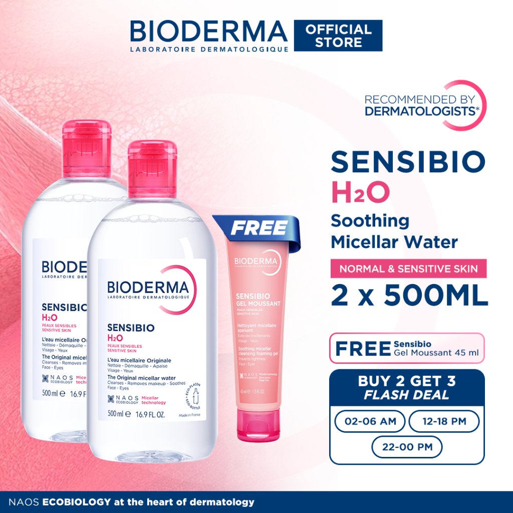 Bioderma Sensibio H2O 500 ml Twin Pack