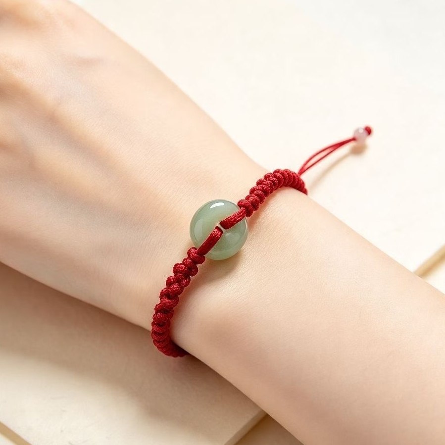 Gelang Giok tali simpul ||Giok tali merah ||Giok Liontin||giok Merah