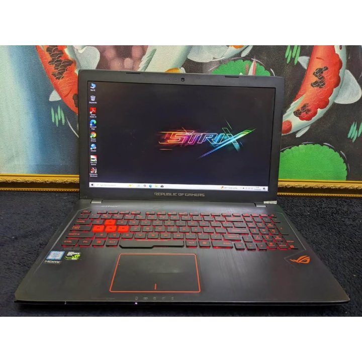 laptop gaming Asus ROG strix gl502 Core i7 8/256 GTX 960M 4gb Mulus