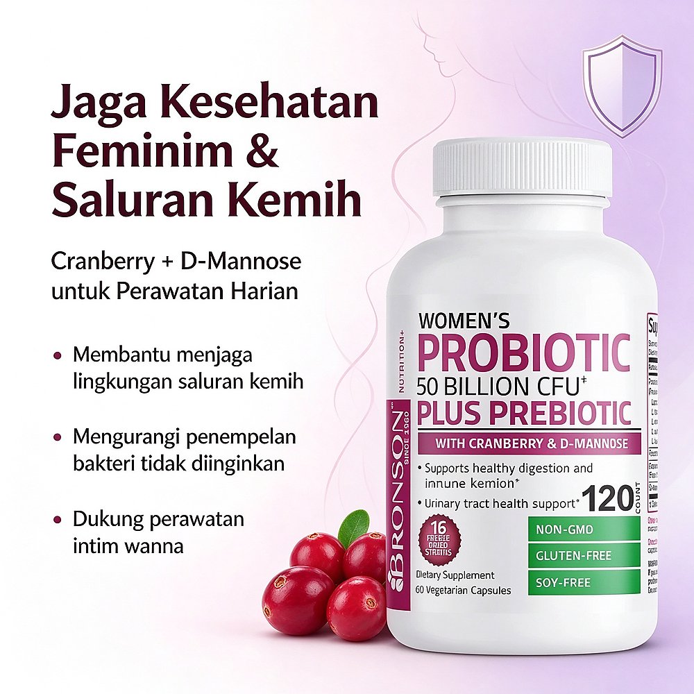 BRONSON Probiotic Plus Prebiotic For Women / Bronson Woman’s Probiotic
