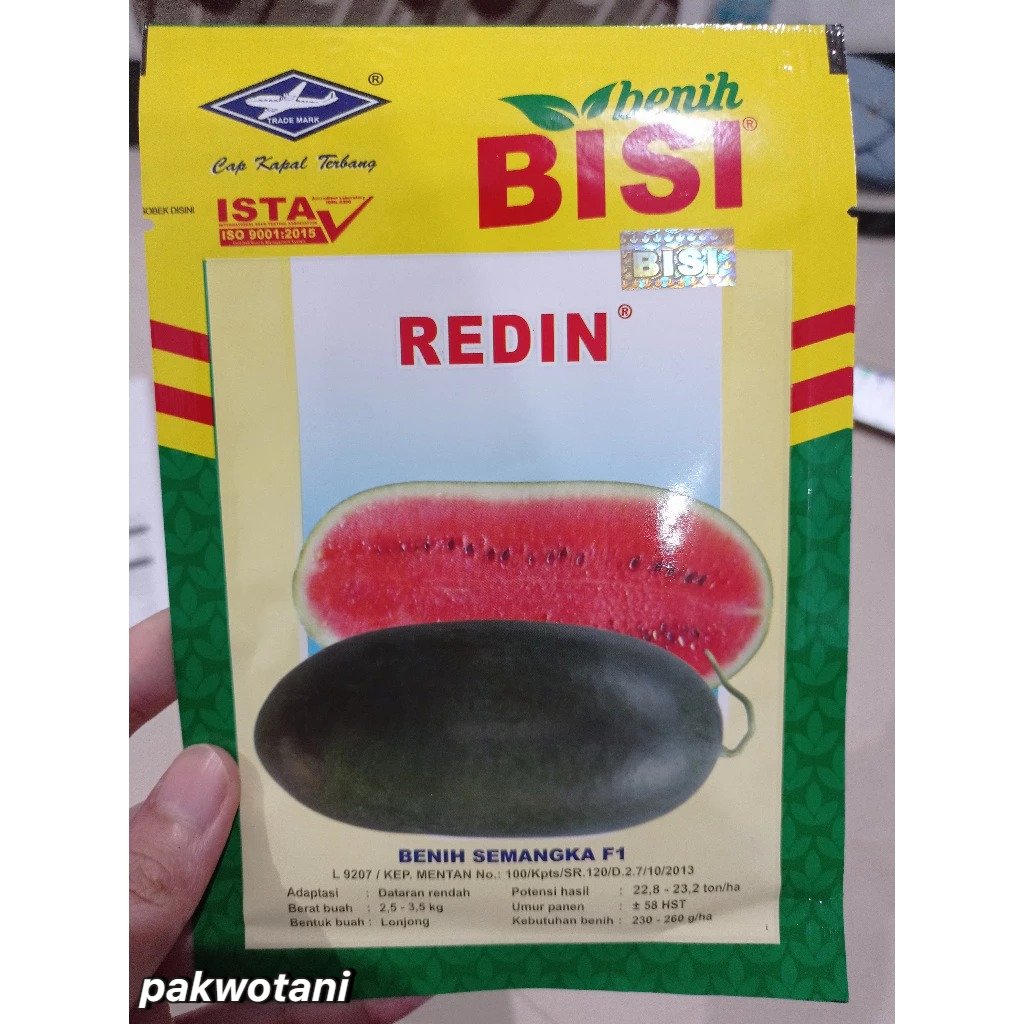Semangka Hibrida Redin F1 20gr Original Semangka Redin Inul Redin