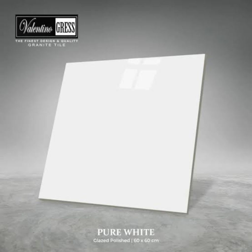 GRANITE 60X60 PURE WHITE | GLAZED POLISHED