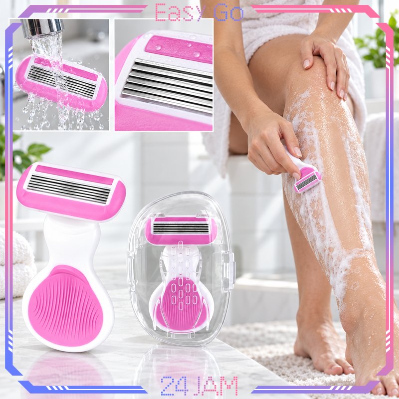 Alat Cukur Bulu Wanita Aman Pencukur Bulu Wanita Manual Shaver Pencukur Bulu Halus