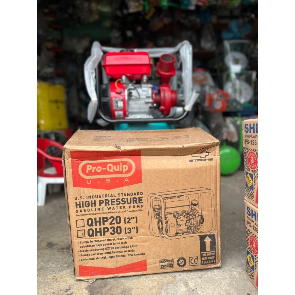 Pompa Air Alkon Pro quip 8hp 3inch Keong Turbo / Pompa Irigasi Sawah Pro quip 8hp 3inch 4tak
