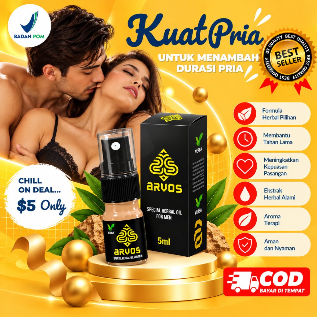 ARVOS SEMPROT KUAT PRIA OBAT KUAT BPOM ORIGINAL