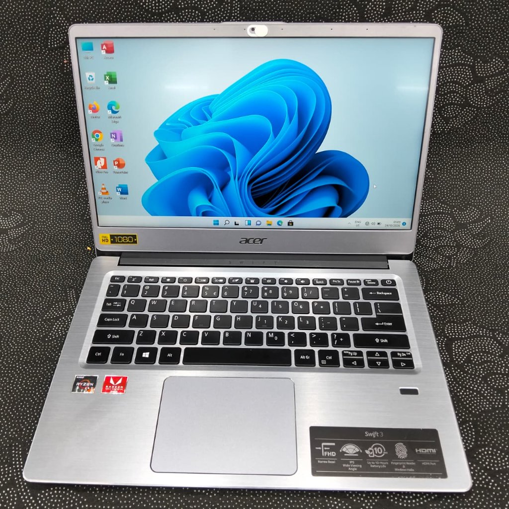 laptop leptop second seken bekas Acer Swift 3 SF314-41 Ryzen 5 3500U RAM 8GB SSD 256GB Full HD Silve
