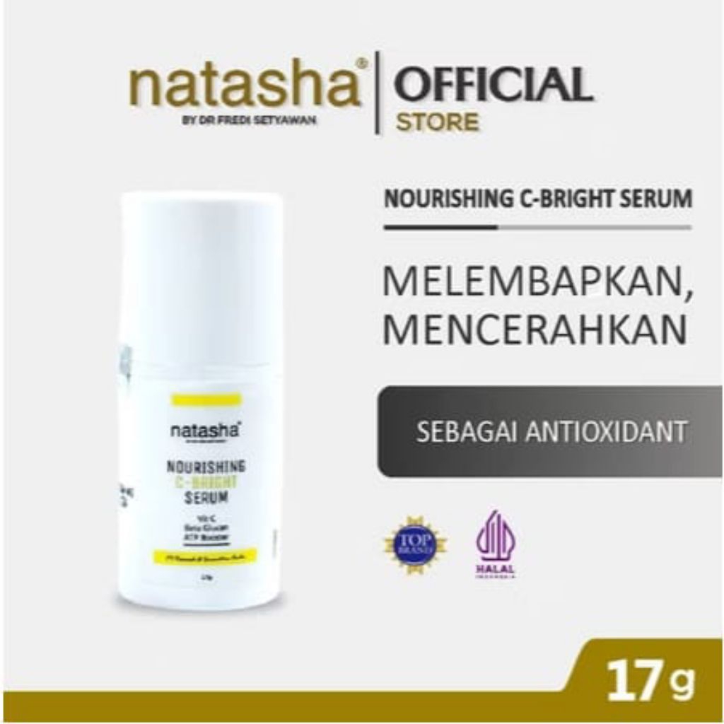 NATASHA SKINCARE NOURISHING C-BRIGHT SERUM/NCBSR 17/SERUM WHITENING 17 GR VIT C