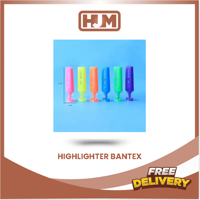 

BANTEX HIGHLIGHTER / PENANDA TEKS WARNA FLUORESCENT BG3501