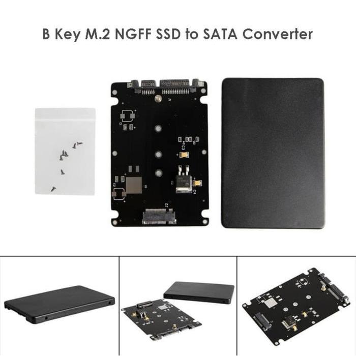 Converter M2 Sata To Sata 2,5" Enclosure Casing M2 M.2 NGFF B Key to SATA 2.5" 3.0 Adapter