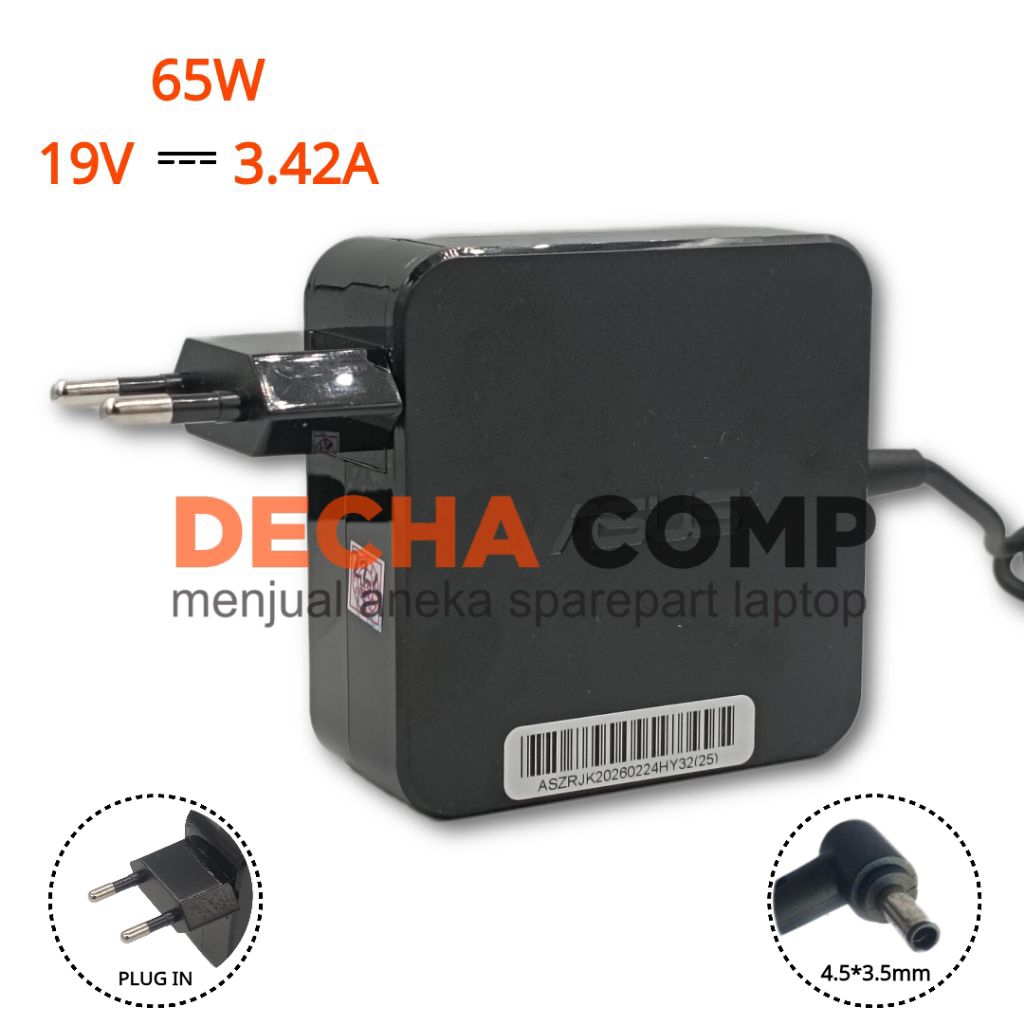 Adaptor Charger Asus VivoBook 15X K3504 K3504V K3504VA 19V 3.42A