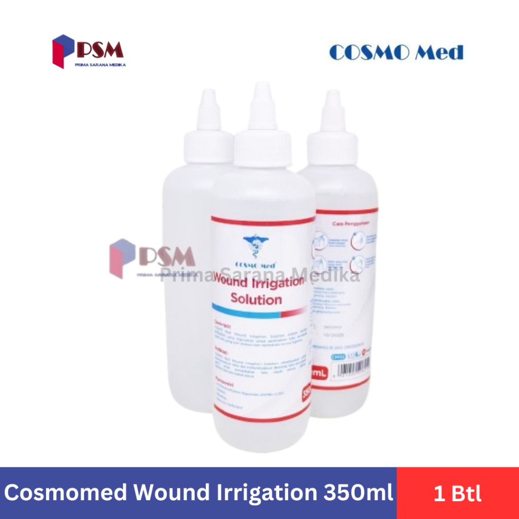 Cosmomed Wound Irrigation Solution 350ml Prontosan Cair Pembersih Luka Nacl