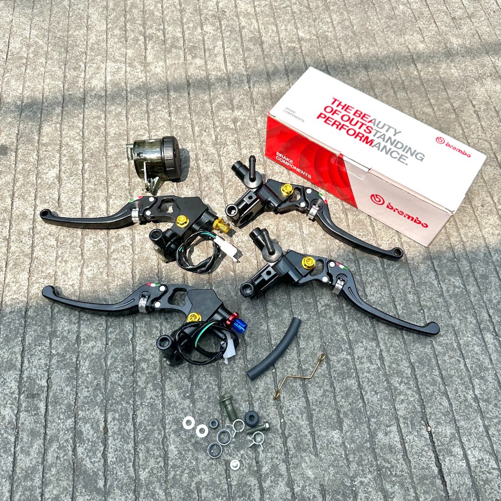 MASTER REM BREMBO RADIAL RCS 98 SEPASANG KANAN KIRI LENGKAP TINGGAL PASANG UNIVERSAL SEPEDA MOTOR By