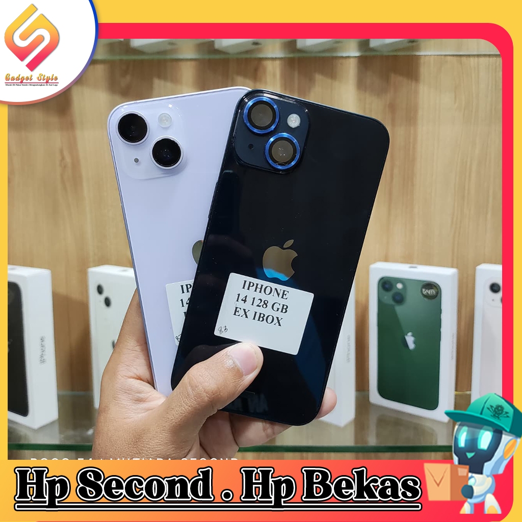 iPhone 14 128GB iBox Second Resmi Gadget Style Store