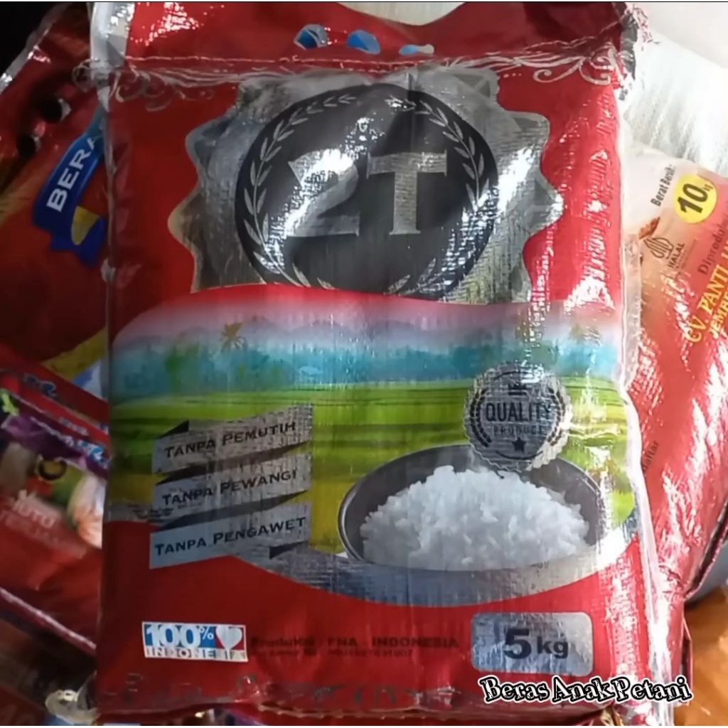 

Beras Kemasan Pulen 2T - Tanpa Pengawet & Tanpa Pemutih, Bisa Instan