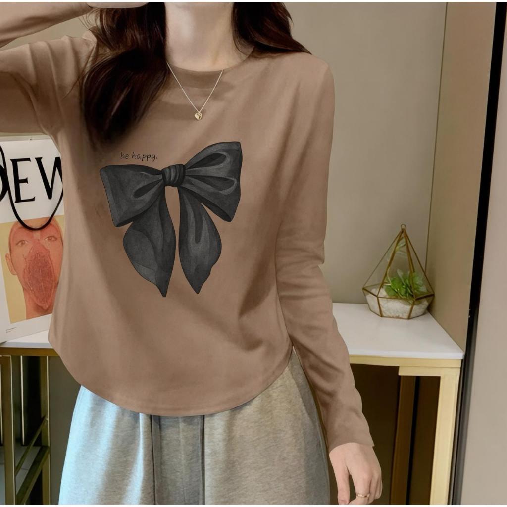 KAOS OBLONG OVAL WANITA SPANDEK KASUAL MODEL OVAL LENGAN PANJANG TSHIRT DISTRO PRINTING