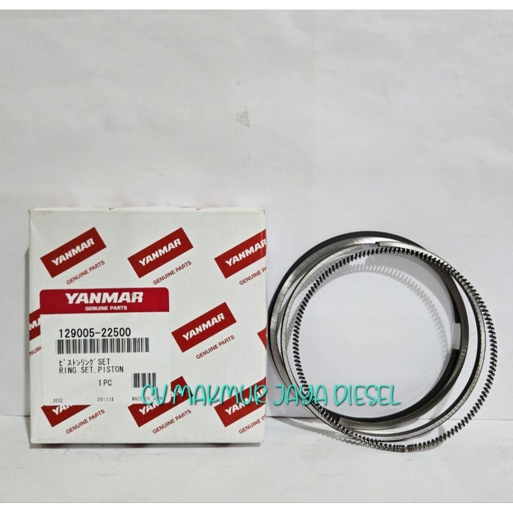 Ring Piston,Ring Seher EF393T/393 129005-22500 Yanmar Genuine Parts