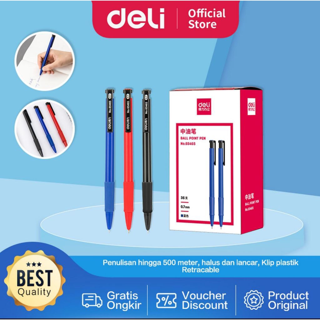 

Ballpoint Deli 6546 (satuan)