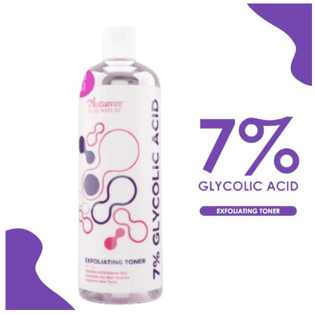 Autumn Glycolic Acid 7% 500ml Toning Solution Exfoliating Toner (white) 500 ML autumn AUTUMN GLYCOLI
