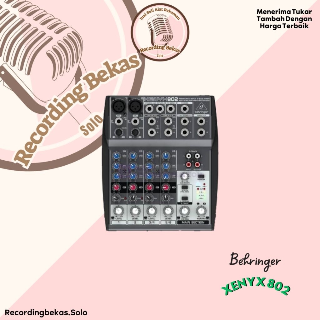 Mixer Behringer Xenyx 802