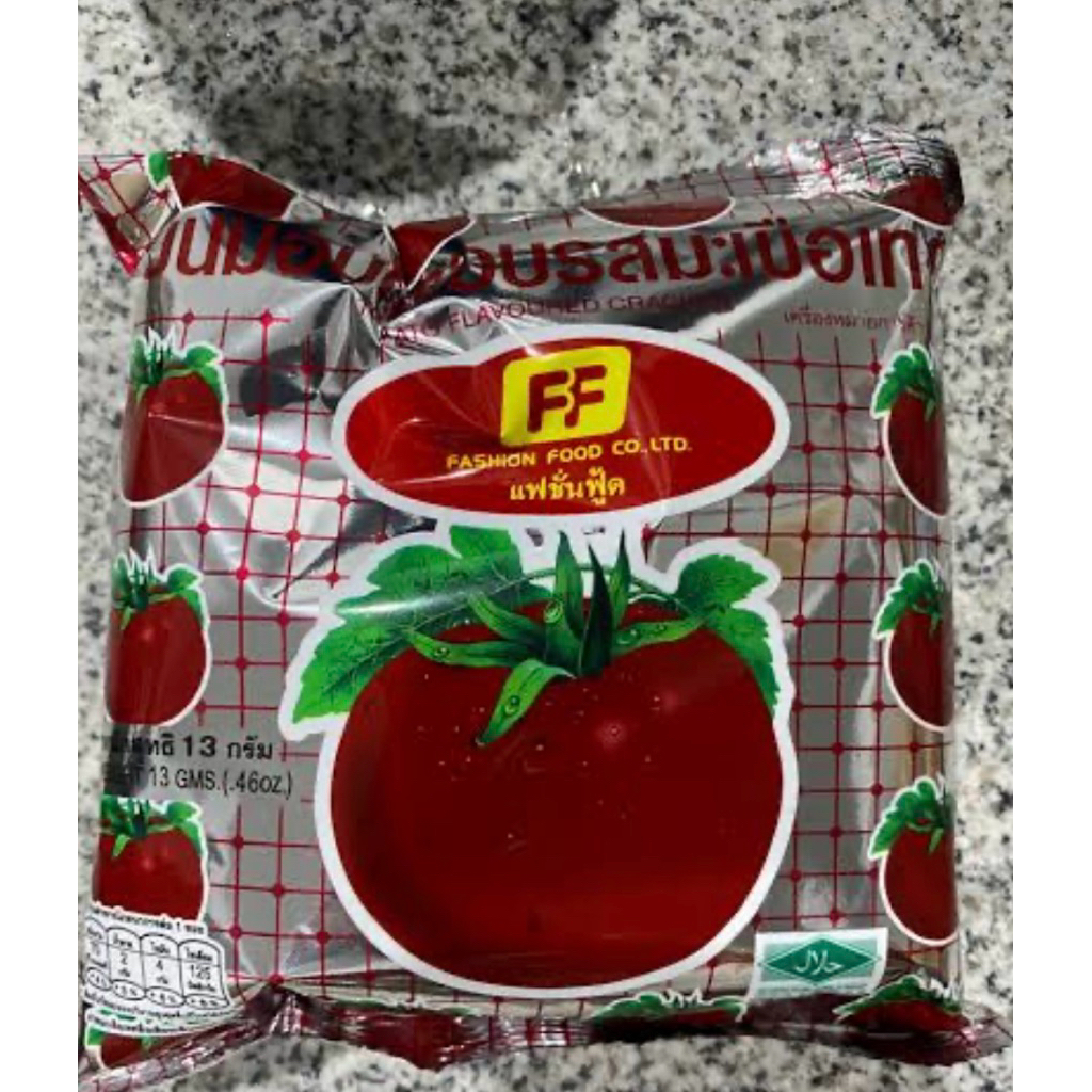 

{Satuan} Chiki Tomat FF Asli Thailand/Cemilan Jiso 13 gram Halal