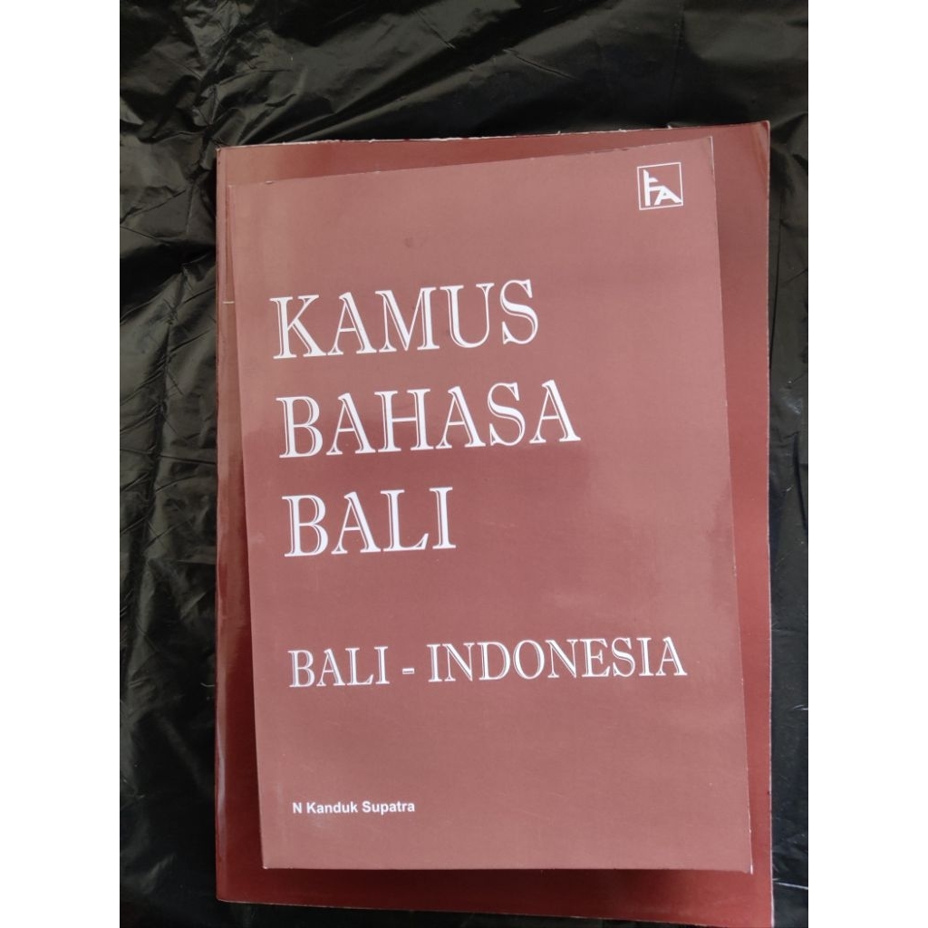 buku Kamus Bahasa Bali  Bali Indonesia