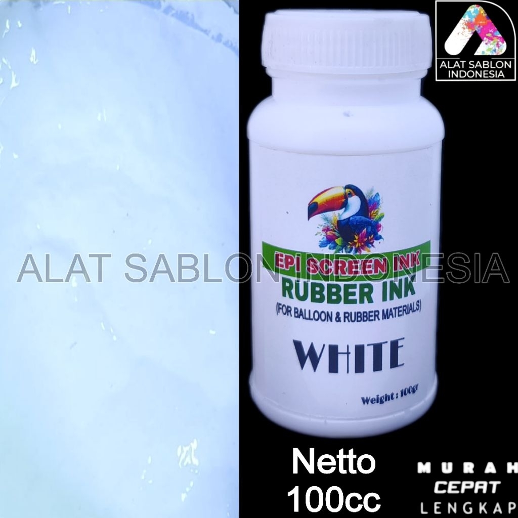 

CAT SABLON BALON EPI SCREEN INK WHITE PUTIH 100CC