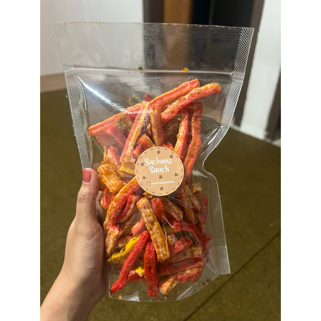 

kerupuk jaat pedas - kerupuk beton pedas 250gr