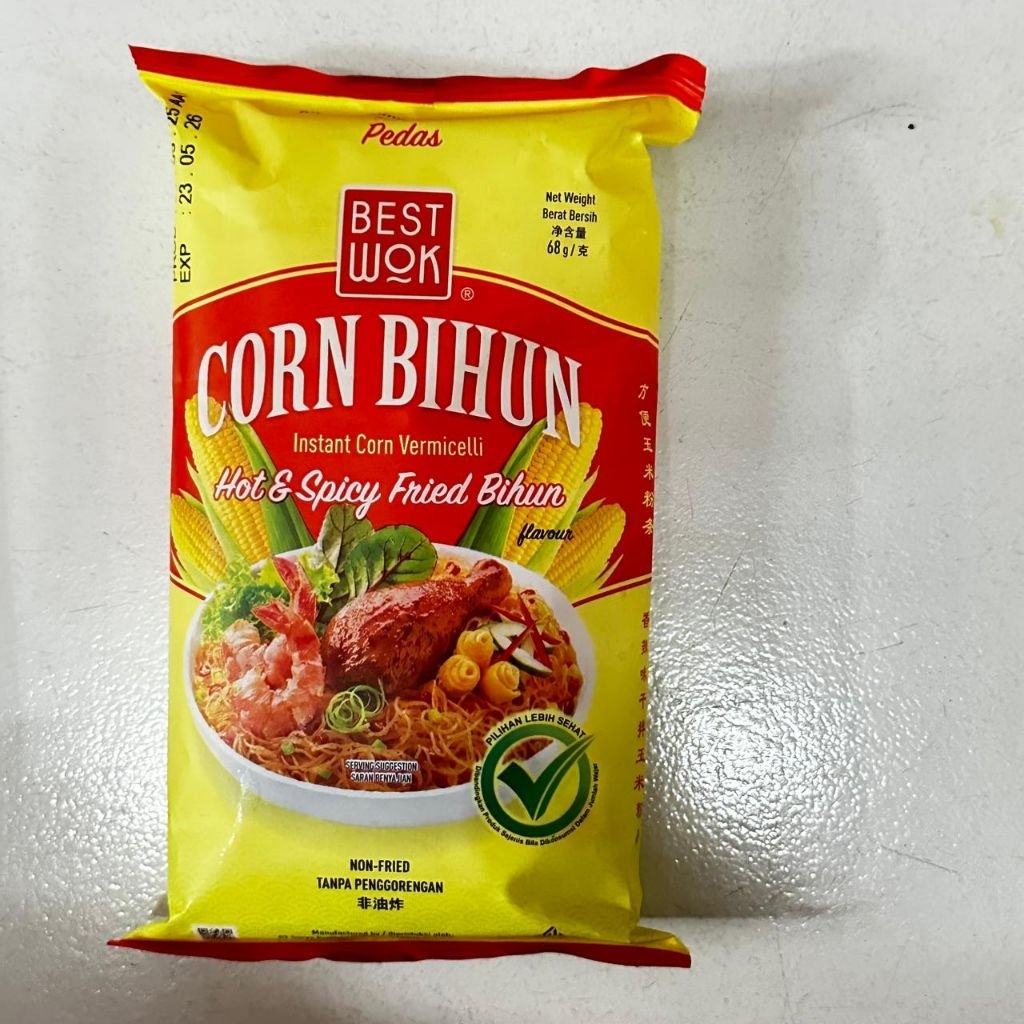 

Best Wok Corn Bihun/ Bihun Jagung Instan Gluten Free 61gram