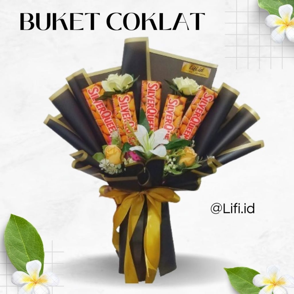 

Buket Coklat Silverqueen / Hadiah/Kado