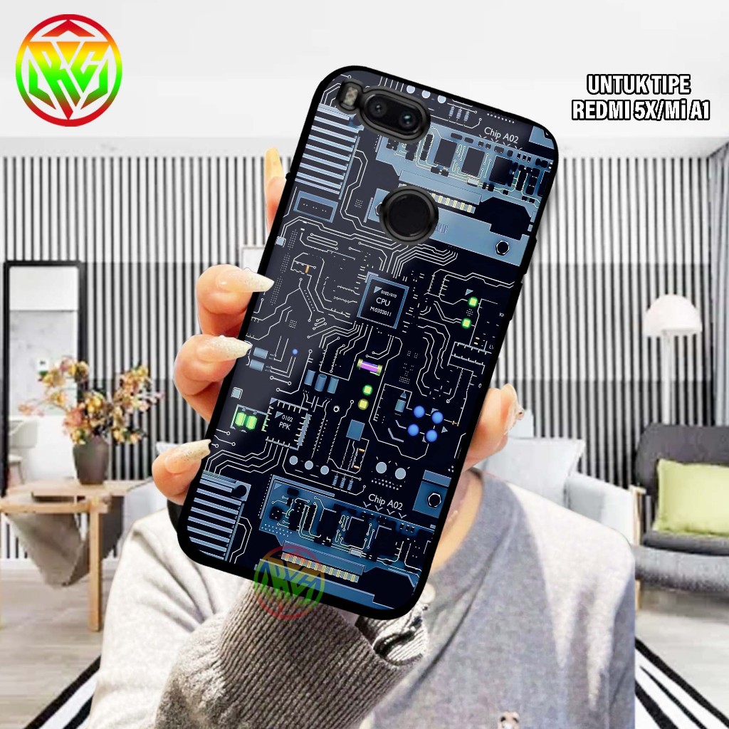 Case Hp Xiaomi Redmi 5X/ Mi A1 - Softcase Glossy Kilau Case Full Body Motif Terbaru - Case murah Xia