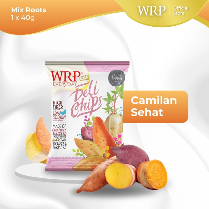

WRP Delichips Mix Roots 40g Cemilan Diet