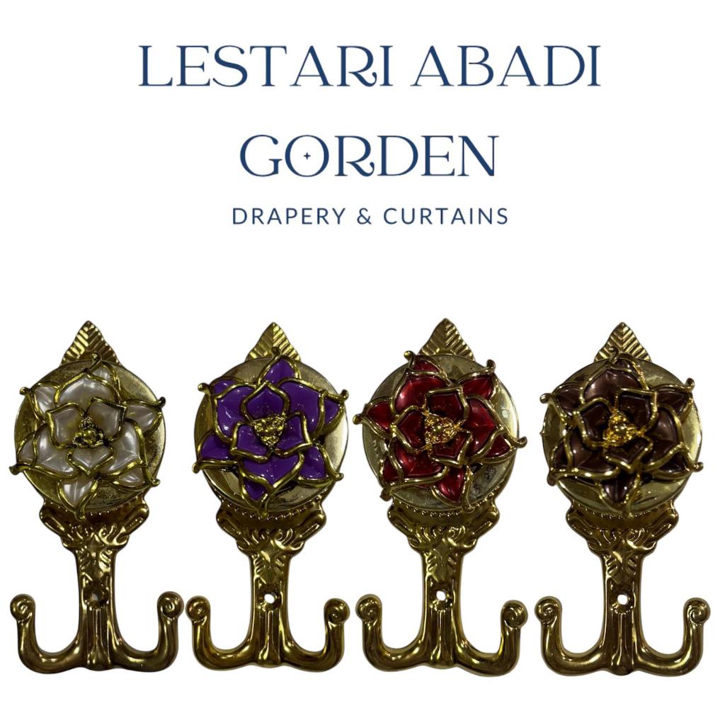 cantolan tali gorden | cantolan gorden | pengait tali gorden | hook mawar gorden