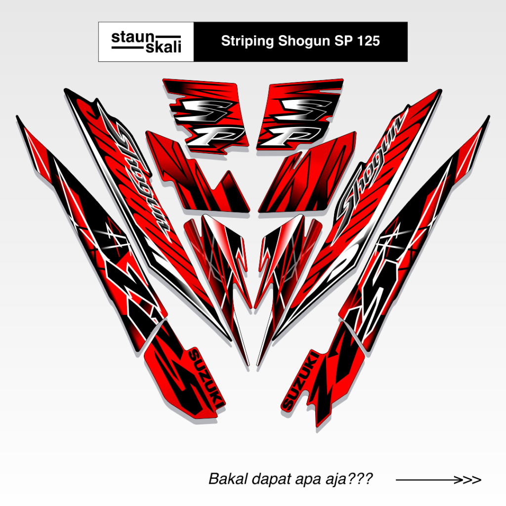 Striping Shogun SP 125 Variasi (1) 2005 2006