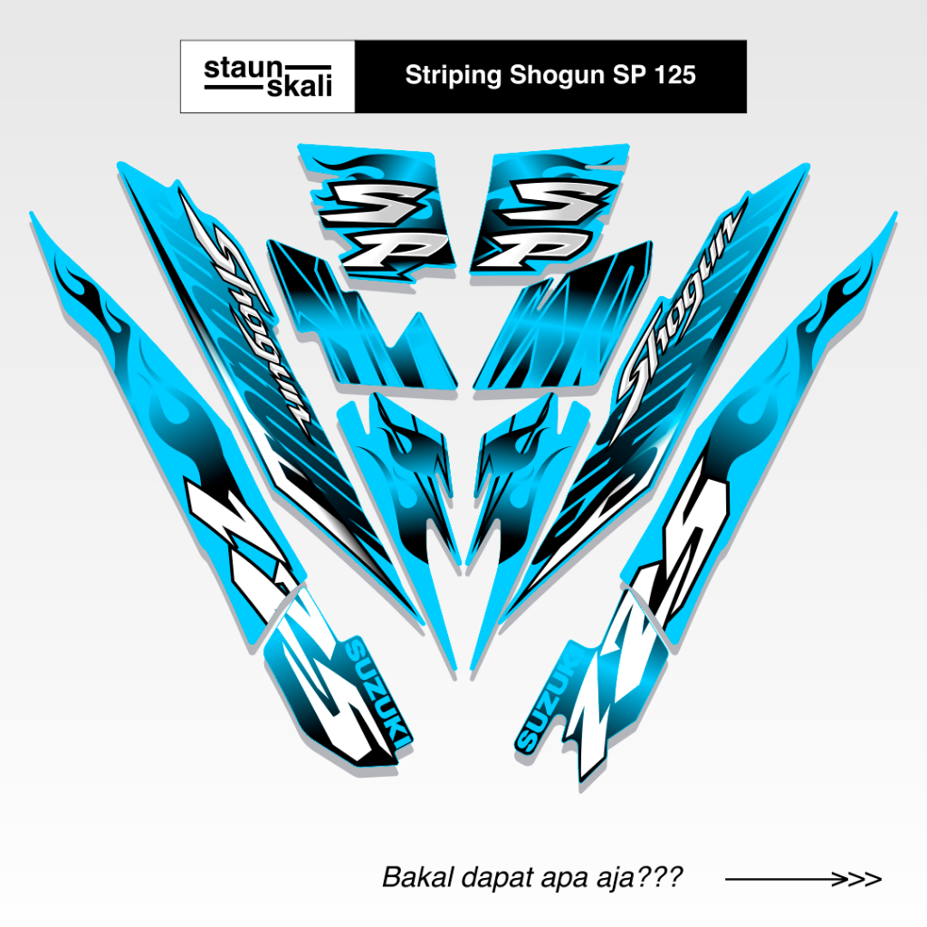 Striping Shogun SP 125 Variasi (9) 2005 2006