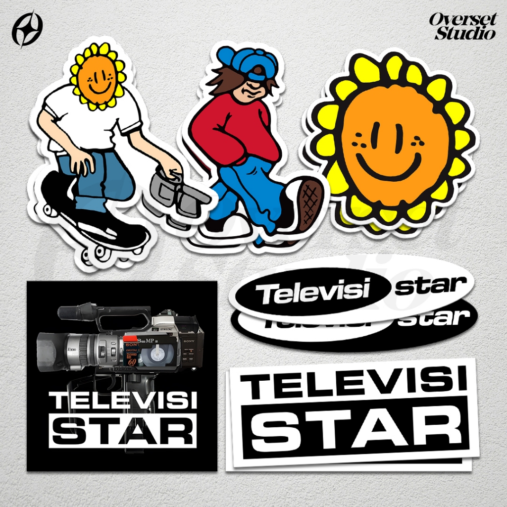 

(GRATIS ONGKIR & COD) Stiker Sticker Televisi Star / Sticker Brand Televisi Star Logo / Sticker Vinyl Glossy / Aesthetic Sticker / Sticker Band / Sticker Lokal Brand Televisi Star / Stiker Satuan / Sticker Custom / Sticker Helm / Stiker Tumbler